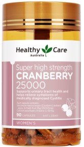 Healthy Care Super High Strength Cranberry 25000mg 90 Capsules - RPP ONLINE