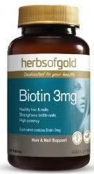 Herbs of Gold Biotin 3mg 60 Tablets