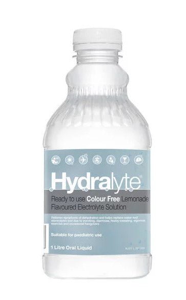 Hydralyte Lemonade Colour Free Solution 1L - RPP ONLINE