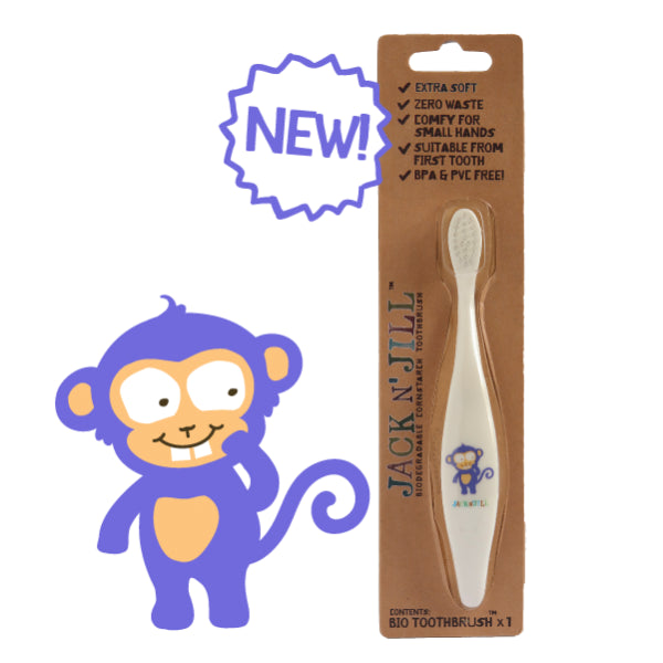 Jack N' Jill Biodegrable Toothbrush Monkey