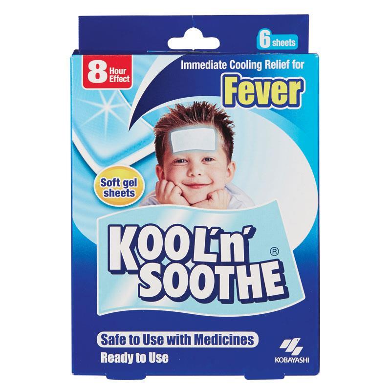 Kool 'n' Soothe Kids Fever Relief - 6 Soft Gel Sheets - RPP ONLINE