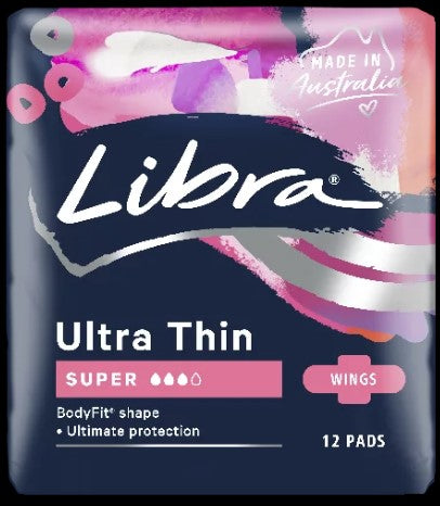 Libra Ultra Thin Super 3 giọt không có cánh 12 miếng đệm