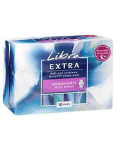 Libra Extra Pads Goodnight With Wings 10 Pads - RPP ONLINE