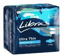 Libra Ultra Thin Regular 2 Drops Wings 14 Pads - RPP ONLINE