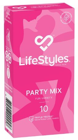 LifeStyles Party Mix Condoms 10 Pack - RPP ONLINE