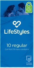 LifeStyles Regular Condoms 10 Pack - RPP ONLINE