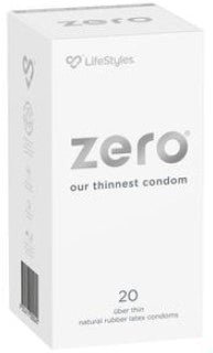 LifeStyles Zero Condoms 20 Pack - RPP ONLINE