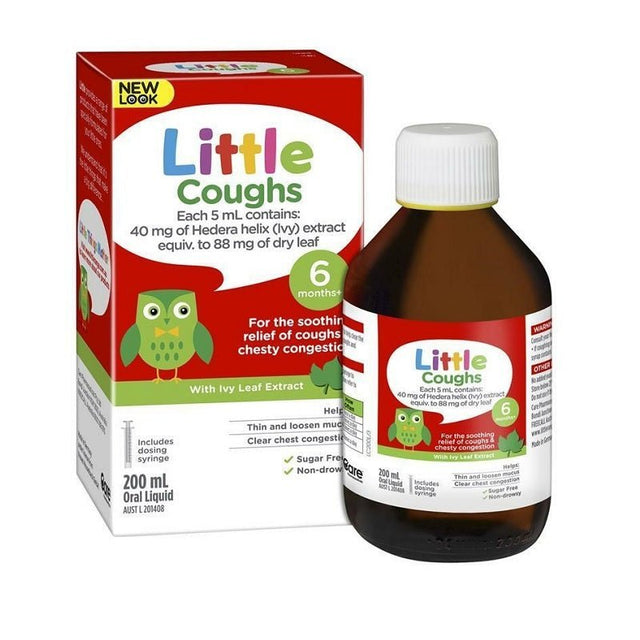 Little Coughs Ivy Leaf Extract 6m+ 200ml - RPP ONLINE