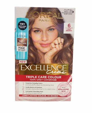 L'Oreal Excellence Creme 6 Light Brown