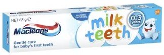 Macleans Milk Teeth Toothpaste 0 - 3 Years 63g - RPP ONLINE