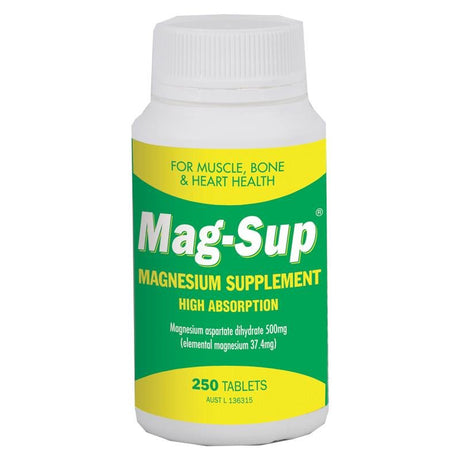 Mag - Sup Magnesium Supplement 250 Tablets - RPP ONLINE