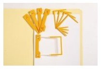 Marbig U - Clip File Fastener Yellow 100 Pieces - RPP ONLINE