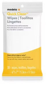 Medela Quick Clean Wipes Toallitas Lingettes 30 Pack