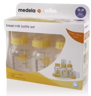 Medela Breastmilk Bottle 150ml with Wide Base Teat 3 Pack