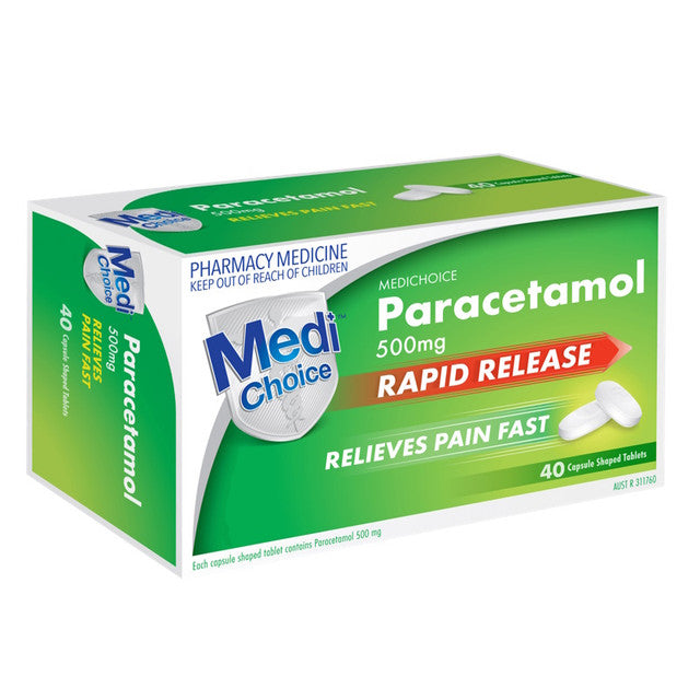 Medichoice paracetamol快速發行40片