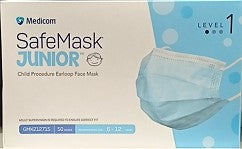 Medicom Safemask Junior Face Lamask Level 1 50包