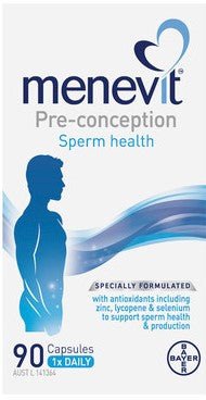 Menevit Pre - conception Sperm Health 90 Capsules - RPP ONLINE