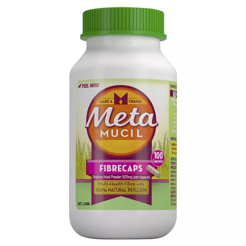 Metamucil Fibercaps 100 Capsules