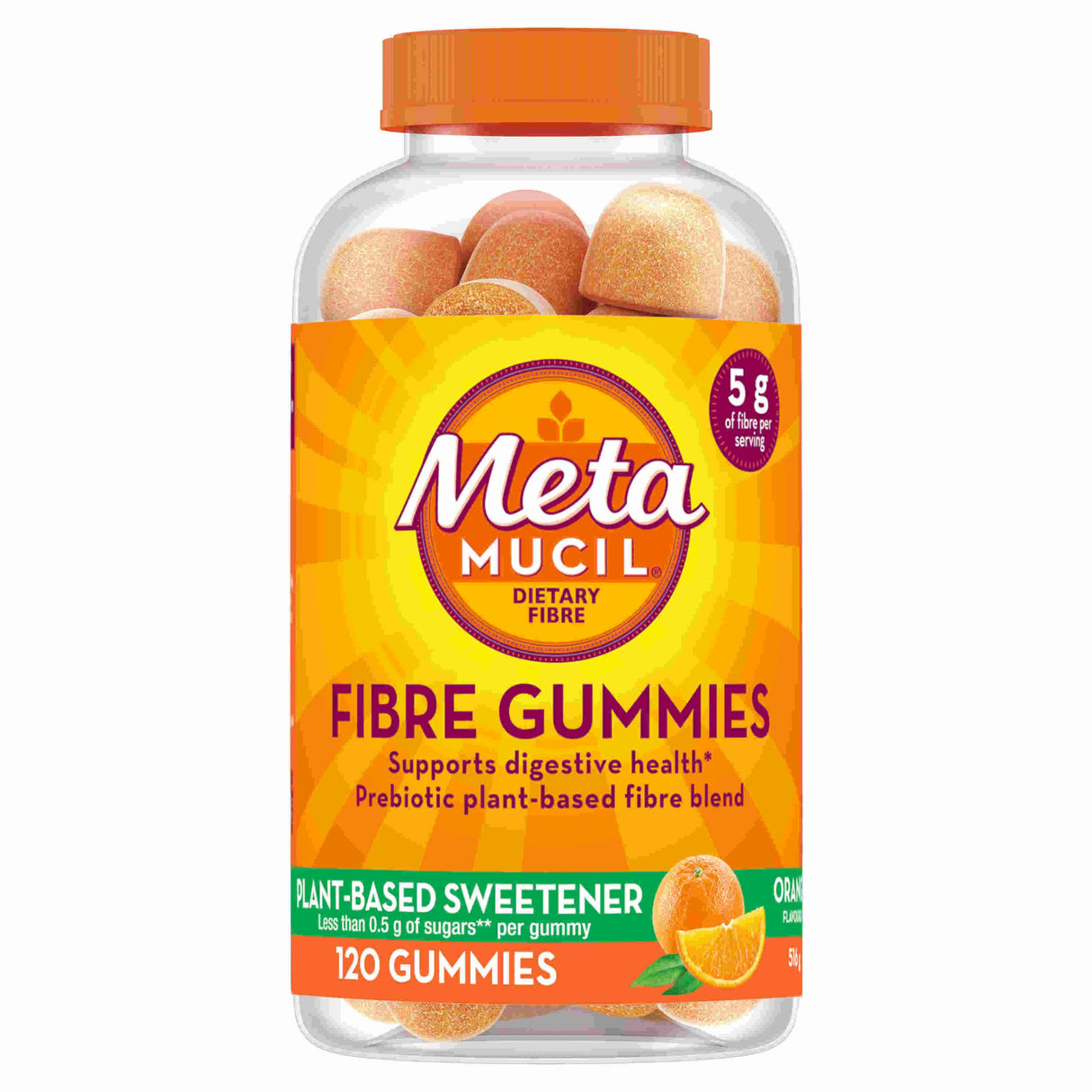 Metamucil Fiber Gummies 120 Pack