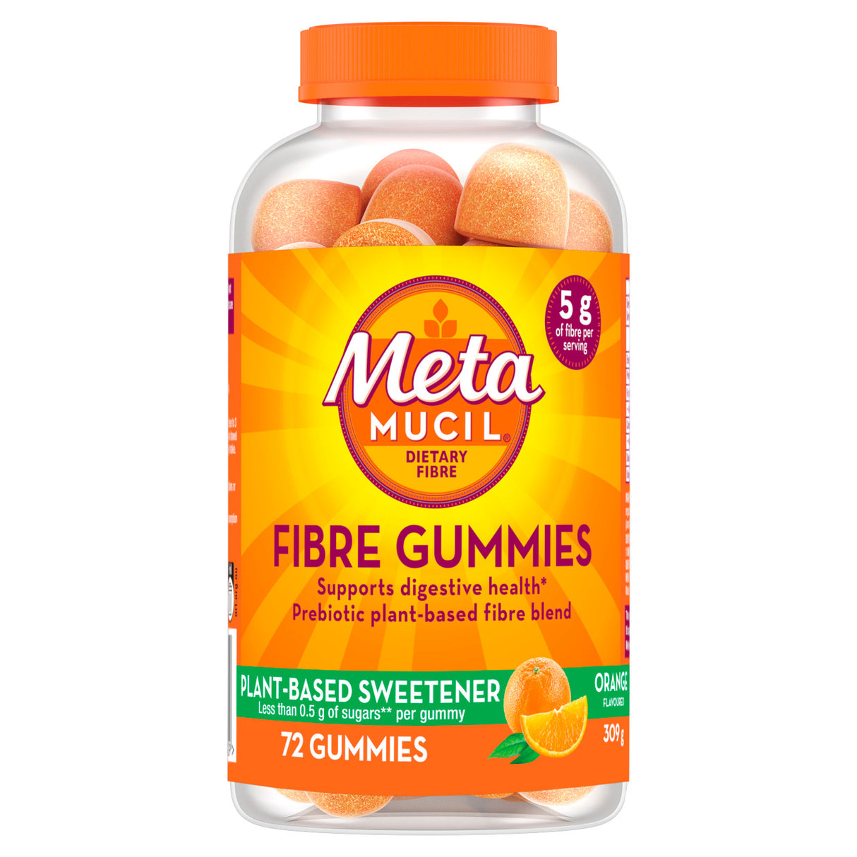 Metamucil Fiber Gummies 72 Pack