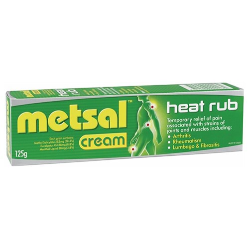 Metsal Heat Rub Cream 125g