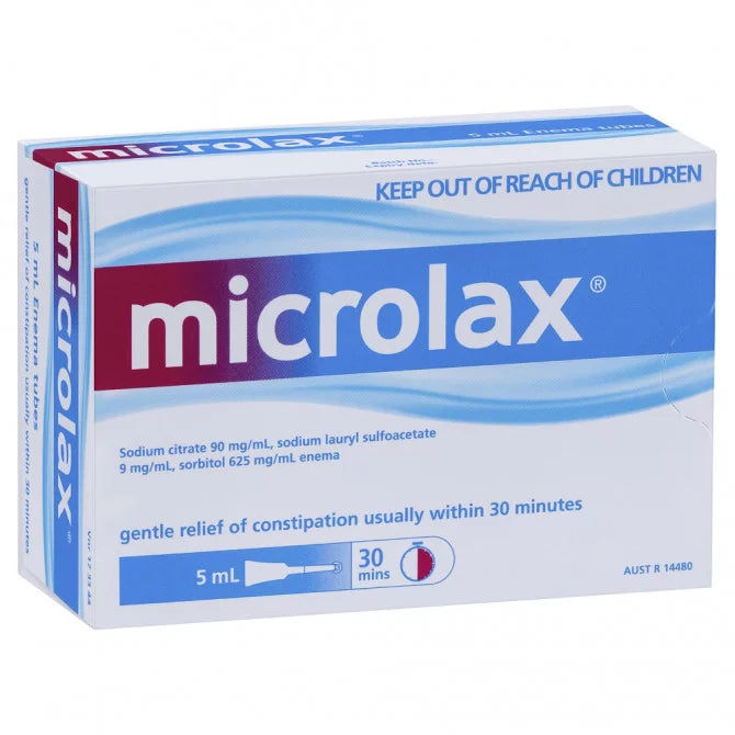 Microlax enemas 5ml แพ็ค 50