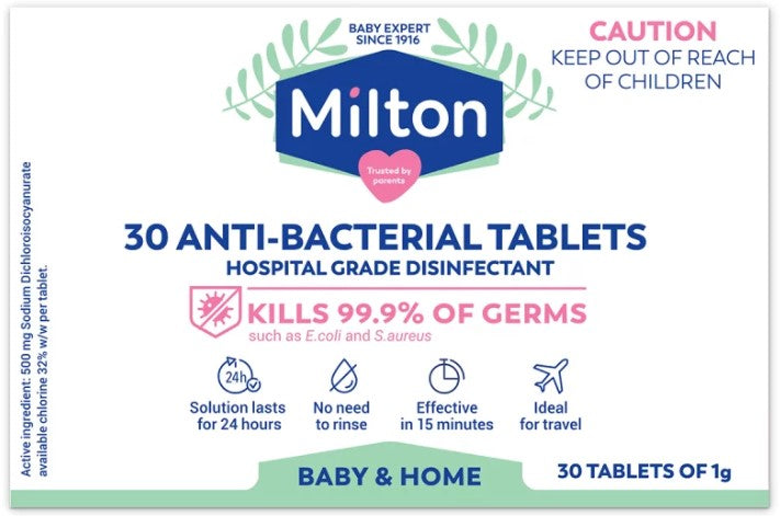 Milton Antibacterial Tablets 30 pack