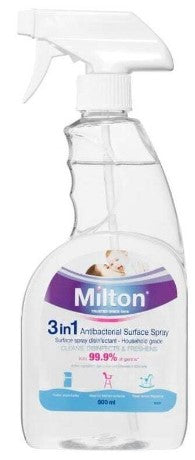 Milton 3 In 1 Anti Bacterial Surface Spray 500ml