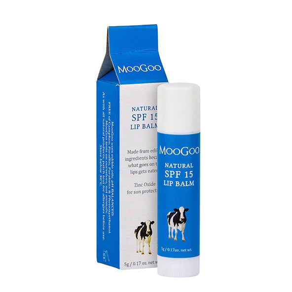 Moogoo天然潤唇膏SPF 15 5G