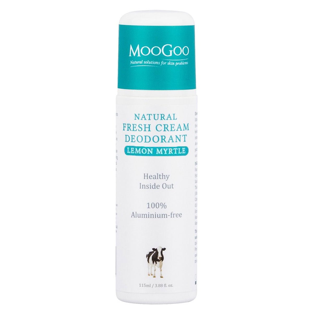 MooGoo Natural Fresh Cream Deodorant Lemon Myrtle 115ml - RPP ONLINE