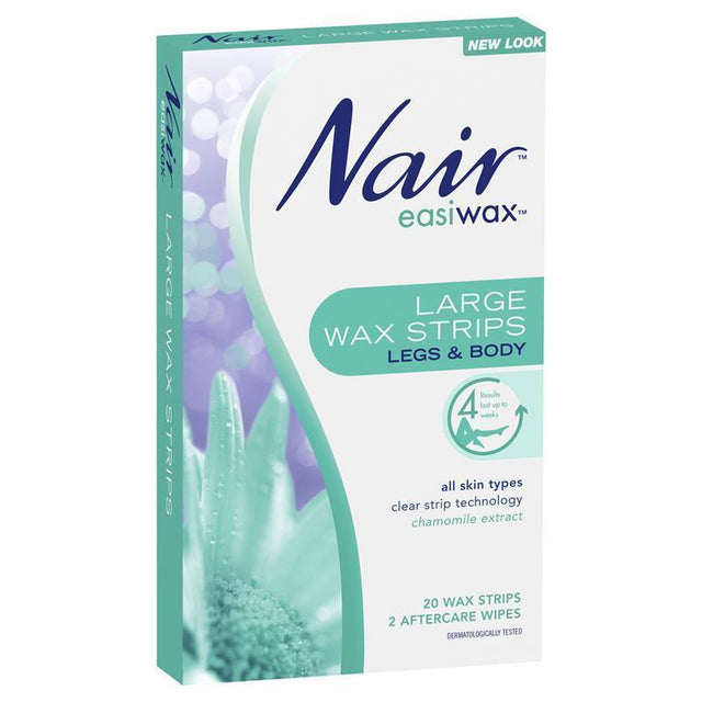 Nair Easiwax Large Wax Strips 20 Pack - RPP ONLINE