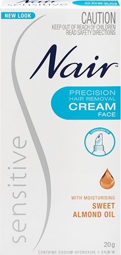 Nair Precision Facial Hair Remover Cream with Sweet Almond 20g - RPP ONLINE