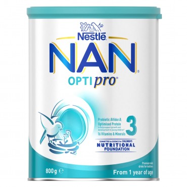 Nestle NAN Opti Pro Toddler Milk Drink Stage 3 800g (EXP: 12/03/2025)