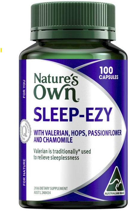 自然は睡眠ezy 100カプセルを所有しています