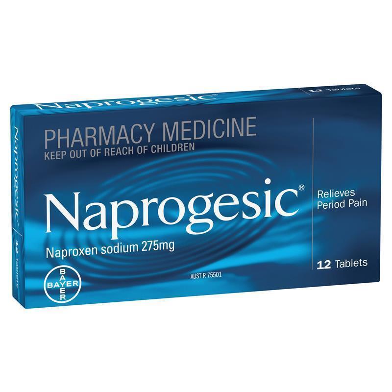 Naprogesic Period Pain Tablets 12 Pack