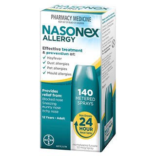 Nasonex Allergy Non - Drowsy 24 Hour Nasal Spray 140 Sprays - RPP ONLINE