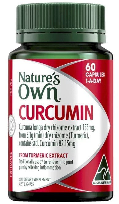 Nature's Own Curcumin 60 Capsules - RPP ONLINE