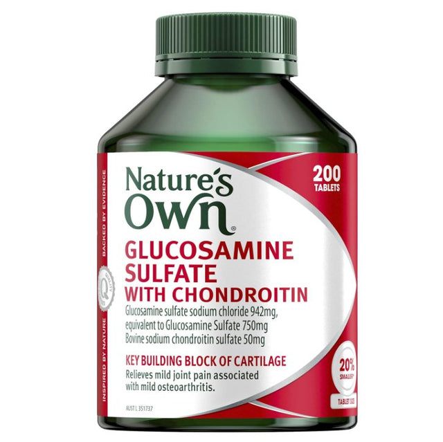 Natures Own Glucosamine Sulfate With Chondroitin 200 Tablets - RPP ONLINE