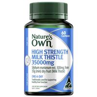 Natures Own High Strength Milk Thistle 35000mg 60 Capsules - RPP ONLINE