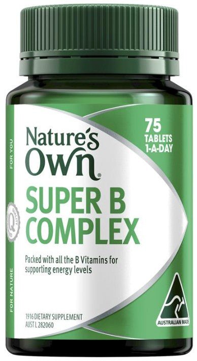 Natures Own Super B Complex 75 Tablets - RPP ONLINE