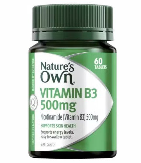 Natures Own Vitamin B3 500mg 60 Tablets - RPP ONLINE