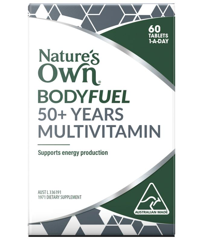 Natures Own Bodyfuel 50+ Multivitamin 60 Tablets