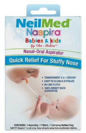 NeilMed Naspira Nasal-Oral Aspirator For Babies & Kids