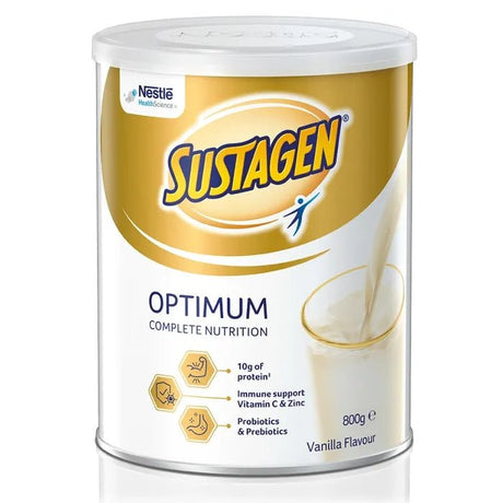 Nestle Sustagen Optimum Complete Nutrition Vanilla Flavour 800g - RPP ONLINE