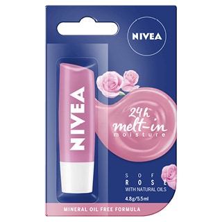 Nivea Lip Care軟玫瑰4.8克