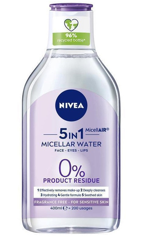 Nivea ที่ไวต่อน้ำ micellar 400ml