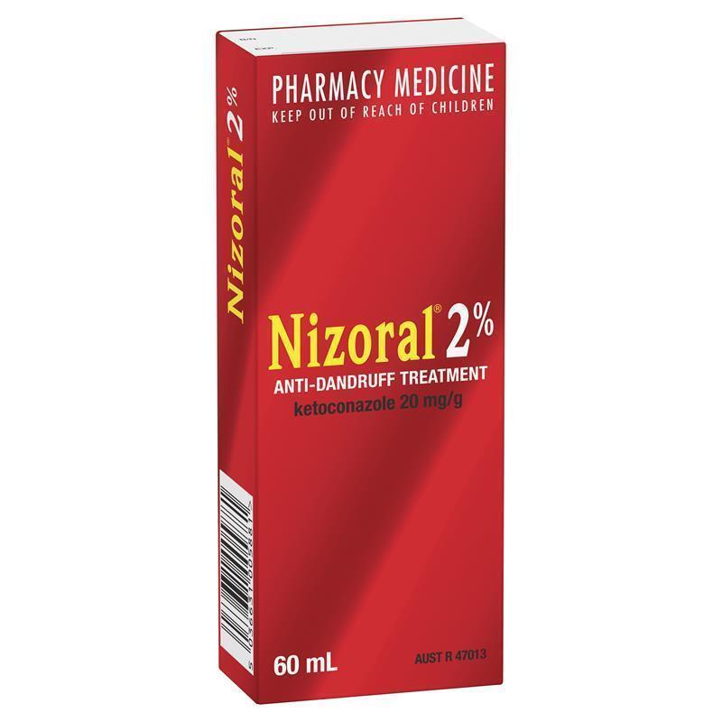 Nizoral 2% การรักษาด้วยการต่อต้านการหน่วงการตรวจสอบ 60ml