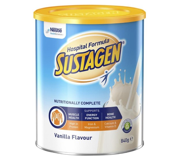 Nestle Sustagen Nutritionally Complete Vanilla Flavour 840g