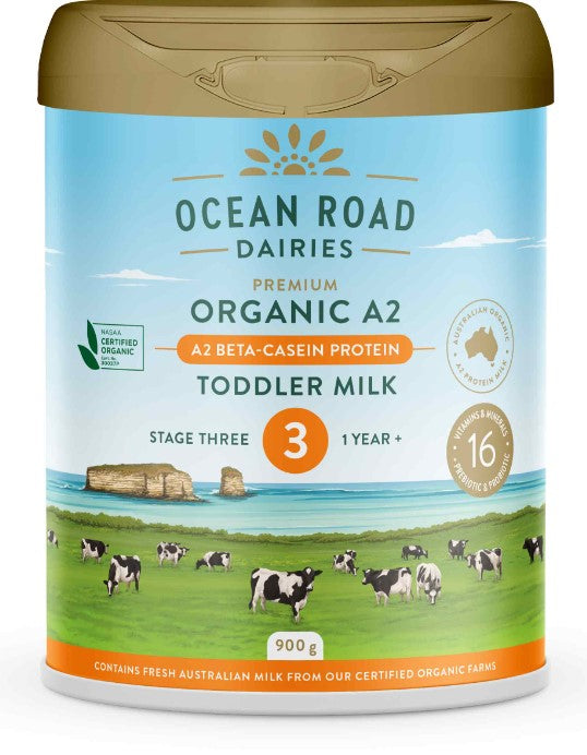 Ocean Road Dairies Organic A2 Protein Stage 3