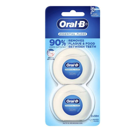 Oral B Essential Floss Original 50m 2 Pack - RPP ONLINE